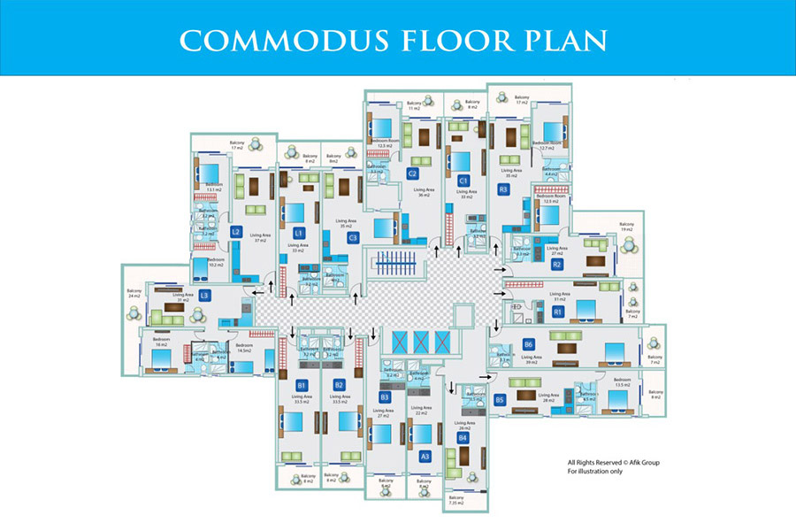 Commodus Kat Planı