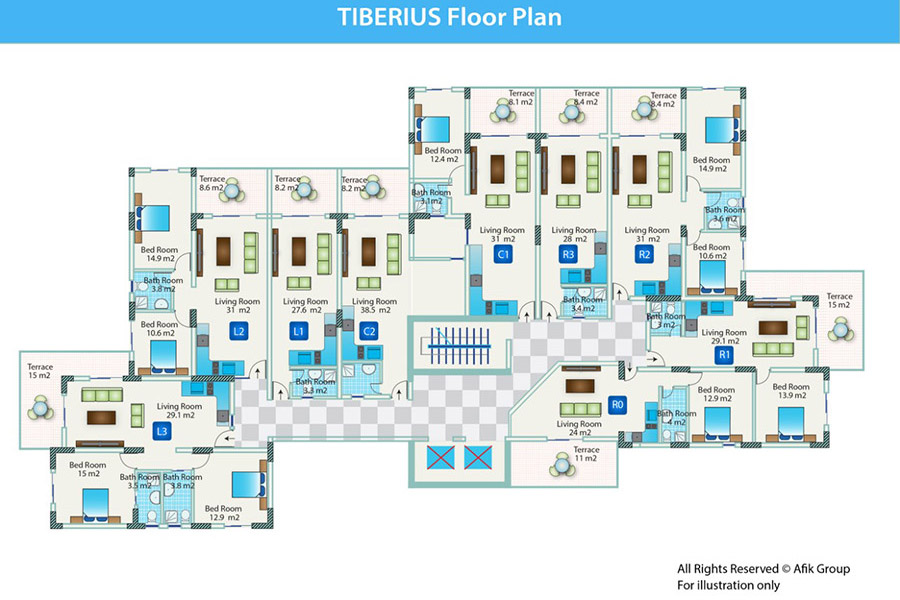 Tiberius Kat Planı